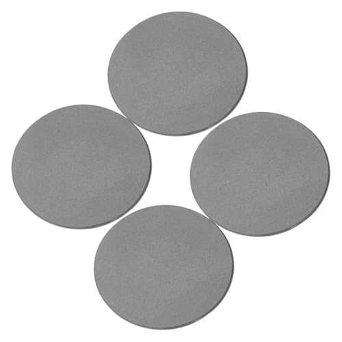 TOYANDONA 4 Stück Wasserabsorptionsschale Topfuntertassen groß drinnen Blume Auffangwannen für Pflanzen mit Pflanzenplatte Pflanzenschalen für Töpfe Diatomeenschlamm Grey von TOYANDONA