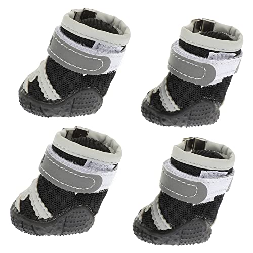 TOYANDONA 4 Stück pet net Schuhe Hundeschuhe für heißes Pflaster Traktion gehen Kleiner Hundeschuh Mesh-Schuhe für Hunde Schutz Haustierpfotenschuh Hundepfotenabdeckungen Gittergewebe TOYANDONA 4 Stück pet net Schuhe Hundeschuhe für heißes Pflaster Traktion gehen Kleiner Hundeschuh Mesh-Schuhe für Hunde Schutz Haustierpfotenschuh Hundepfotenabdeckungen Gittergewebe von TOYANDONA