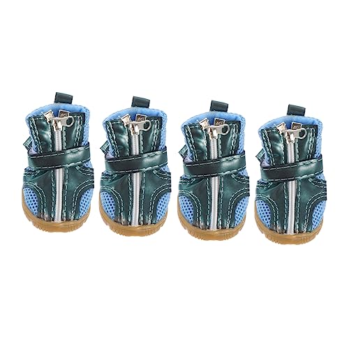 TOYANDONA 4 Stück rutschfeste Hundeschuhe Mit Rindersehnensohle Hundeschuhe Für Heißes Pflaster Hundestiefel Für Den Winter Hundestiefel Für Kleine Hunde Atmungsaktive Hundestiefel TOYANDONA 4 Stück rutschfeste Hundeschuhe Mit Rindersehnensohle Hundeschuhe Für Heißes Pflaster Hundestiefel Für Den Winter Hundestiefel Für Kleine Hunde Atmungsaktive Hundestiefel von TOYANDONA