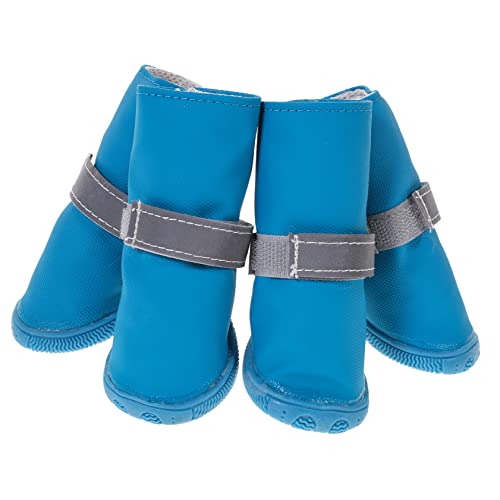 TOYANDONA 4 Stück rutschfeste Schuhe für Haustiere Hunde Griff Körperpflege Pfote groß rutschfeste Haustierschuhe Hündchen Stiefel Welpen Regenstiefel Fußabdeckungen für Haustiere Haut Blau TOYANDONA 4 Stück rutschfeste Schuhe für Haustiere Hunde Griff Körperpflege Pfote groß rutschfeste Haustierschuhe Hündchen Stiefel Welpen Regenstiefel Fußabdeckungen für Haustiere Haut Blau von TOYANDONA