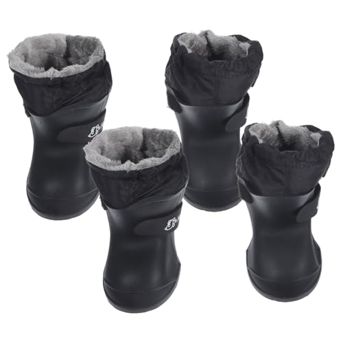 TOYANDONA 4 Stück wasserdichte Regenstiefel für Haustiere Hund groß Mittel Dog Regenmantel Dog Raincoats Waterproof pet Boots wasserdichte Haustierschuhe wasserdichte Regenschuhe Kieselgel von TOYANDONA