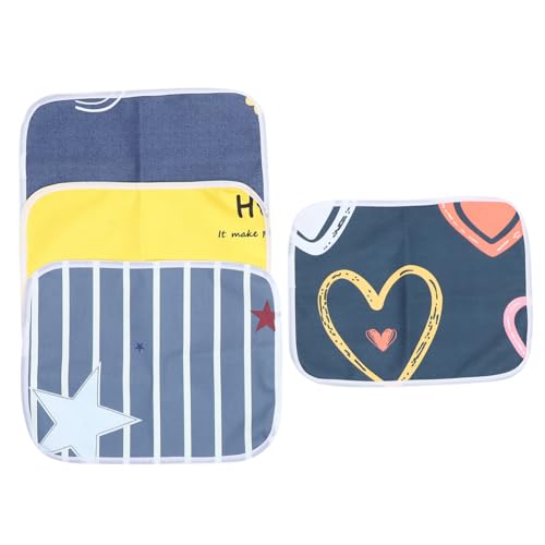TOYANDONA 4 Stück wasserdichte Wickelunterlage klein Meerschweinchenmatte für den Käfig Haustier Guinea-PIPI-Pads Bettwäsche Wurf waschbare Pee -Pads waschbare Pee-Pad Ökologische Baumwolle von TOYANDONA