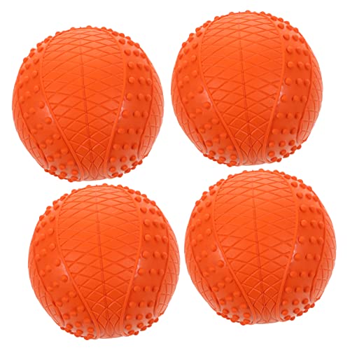 TOYANDONA 4Stücke Gummibälle Für Quietschende Hundespielzeuge Schwimmende Bälle Kauspielzeug Für Kleine Und Mittelgroße Zufällig TOYANDONA 4Stücke Gummibälle Für Quietschende Hundespielzeuge Schwimmende Bälle Kauspielzeug Für Kleine Und Mittelgroße Zufällig von TOYANDONA