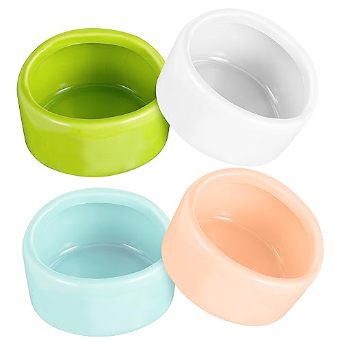 TOYANDONA 4Stücke Hamster Futternäpfe aus Kleine Futter und Wasserschalen für Hamster Meerschweinchen und Kleine Kippfest Reinigen TOYANDONA 4Stücke Hamster Futternäpfe aus Kleine Futter und Wasserschalen für Hamster Meerschweinchen und Kleine Kippfest Reinigen von TOYANDONA