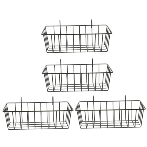 TOYANDONA 4Stücke Heu Futterspender Aus Metall Stabiler Eisen Heu Halter Für Käfige Für Meerschweinchen Hamster Und Andere Kleintiere Langlebig von TOYANDONA