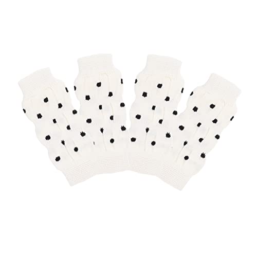 TOYANDONA 4Stücke Hundesocken Mit Rutschfester Sohle Dekorative Beinabdeckungen Für Haustiere Schutz Kälte Und Schmutz Für Drinnen Und Draußen von TOYANDONA