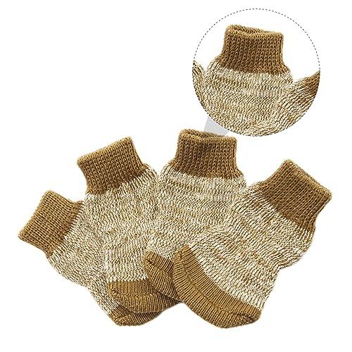 TOYANDONA 4Stücke Hundesocken aus Baumwolle rutschfeste Pfotenschutzsocken für Mittlere für Drinnen und Draußen Schützend gegen Kälte und Schmutz TOYANDONA 4Stücke Hundesocken aus Baumwolle rutschfeste Pfotenschutzsocken für Mittlere für Drinnen und Draußen Schützend gegen Kälte und Schmutz von TOYANDONA