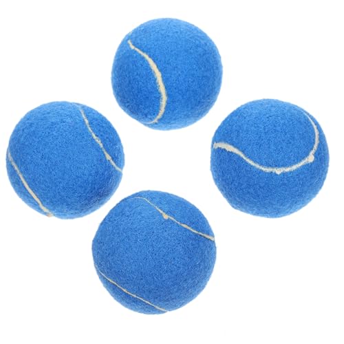 TOYANDONA 4Stücke Interaktive Hundebälle aus Robustem für Outdoor Aktivitäten Bälle Werfen für Welpen Fördert Bewegung und Spielspaß von TOYANDONA