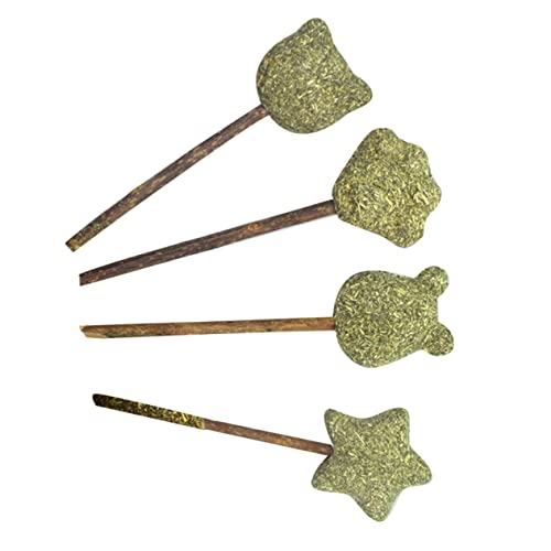 TOYANDONA 4Stücke Katzenminze Lutscher Umweltfreundlicher Snack für Katzen mit Verdauungsförderung Katzenleckerlis Katzenkrallen und Sternform Grün TOYANDONA 4Stücke Katzenminze Lutscher Umweltfreundlicher Snack für Katzen mit Verdauungsförderung Katzenleckerlis Katzenkrallen und Sternform Grün von TOYANDONA