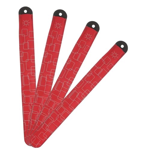 TOYANDONA 4Stücke LED Knöchelbänder Verstellbare Beinwickel Für Erhöhte Sichtbarkeit Beim Nachtlaufen Und Radfahren USB Wiederaufladbar Und Langlebig von TOYANDONA