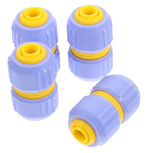 TOYANDONA 4Stücke Wasserrohr Schnellverbinder Einfacher Kunststoffanschluss Für Gartenbewässerung Schlauchrohrzubehör Für Garten Und Autowäsche von TOYANDONA