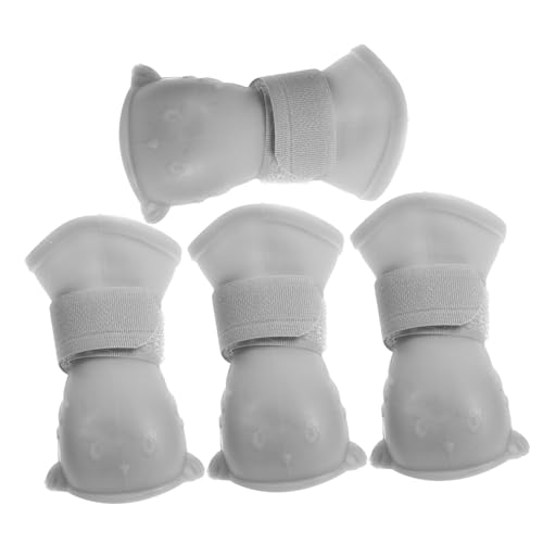 TOYANDONA 4Stücke wasserdichte Hundestiefel rutschfeste Schuhe für Welpen Bequeme Regenstiefel für Outdoor Aktivitäten und Reisen Pfotenschutz TOYANDONA 4Stücke wasserdichte Hundestiefel rutschfeste Schuhe für Welpen Bequeme Regenstiefel für Outdoor Aktivitäten und Reisen Pfotenschutz von TOYANDONA