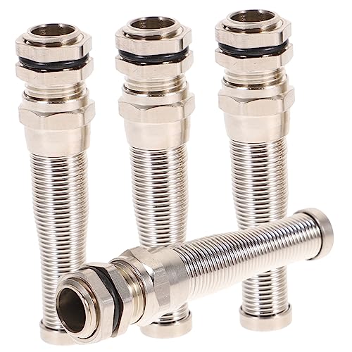 TOYANDONA 4Stücke wasserdichte Kabelverschraubung Einstellbare Kabeldurchführung Für Knickgeschützt Für Elektroanwendungen Anschlussboxen Außenleuchten von TOYANDONA