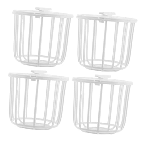TOYANDONA 4er-Packung Vogelnistkorb Hohles Käfignest Nistschalen Für Vögel Papageiennester Hängekäfig Aus Kunststoff Vogelnestschale Zubehör Für Vogelkäfige Brutnest Der Vögel Beige Plastik von TOYANDONA