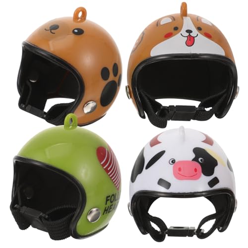 TOYANDONA 4stücke Teiliges Hühnerhelm Haustiere Einstellbare Kreative Schutzhelme Für Vögel Und Kleine Tiere Lustige Kopfbedeckungen Für Hühner Und Papageien Gemischte Und Langlebig TOYANDONA 4stücke Teiliges Hühnerhelm Haustiere Einstellbare Kreative Schutzhelme Für Vögel Und Kleine Tiere Lustige Kopfbedeckungen Für Hühner Und Papageien Gemischte Und Langlebig von TOYANDONA