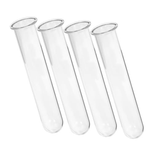 TOYANDONA 4stücke Teiliges Pflanzen Vermehrungsröhren Aus Klarem Glas Hydroponische Testrohre Für Blumen Stilvolle Wanddekor Vasen Für Terrarien Und Pflanzenpflege Zubehör Für von TOYANDONA