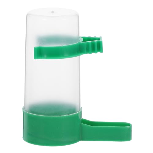 TOYANDONA 5 Stück Automatischer Trinkbrunnen Sittich Tränke Kunststoff Papagei Futtertränke Vogeltränke Papagei Wasserspender Nymphensittich Wasserzufuhr Vogelzubehör Grüne Abs von TOYANDONA