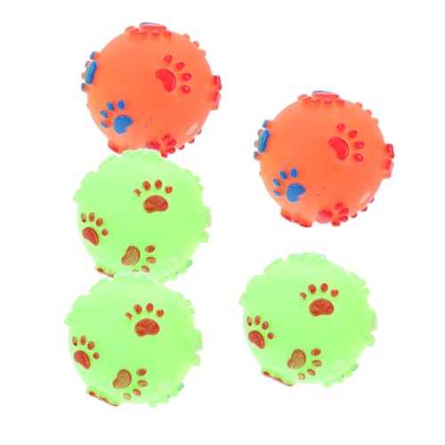 TOYANDONA 5 Stück Ballspielzeug für Hunde Welpe Hündchen Bälle für Hundespielzeug Hundesachen Dog Activity Dog Toy hundspielzeug hundeball Haustier Pet-Ball- von TOYANDONA