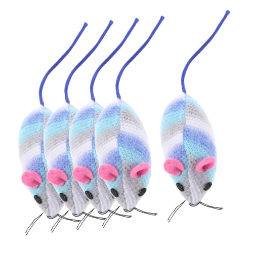TOYANDONA 5 Stück Katzenminze Mäuse Katzenspielzeug für Haustierspielzeug gelangweilt Katze Katze zahte Katzenzahnspielzeug Katze, Katze Plüsch TOYANDONA 5 Stück Katzenminze Mäuse Katzenspielzeug für Haustierspielzeug gelangweilt Katze Katze zahte Katzenzahnspielzeug Katze, Katze Plüsch von TOYANDONA