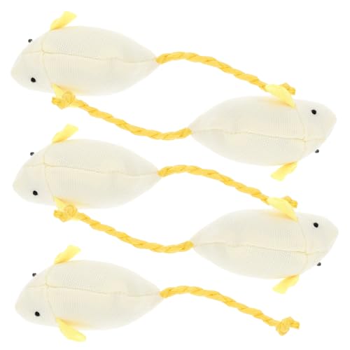 TOYANDONA 5 Stück Katzenspielzeug Kätzchen Katzenspielzeug für Wohnungskatzen kratzmaus Spielzeugkatze Katzenkratzspielzeug Mäuse für Katzen Plüsch von TOYANDONA