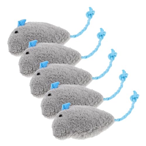 TOYANDONA 5 Stück Katzenspielzeug Katzen Katze Zahte Kauspielzeug Für Kätzchen Für Katze Chat Interaktiv Realistische Mäuse Kätzchen Plüsch TOYANDONA 5 Stück Katzenspielzeug Katzen Katze Zahte Kauspielzeug Für Kätzchen Für Katze Chat Interaktiv Realistische Mäuse Kätzchen Plüsch von TOYANDONA