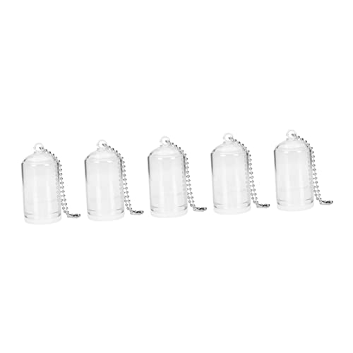 TOYANDONA 5 Stück Schlüsselanhänger Anzeige drinnen künstlich geformt saftiger Pflanzer hängend Miniatur Terrarium Ornament-Terrarium Hanging Pflanzer Glas Weiß TOYANDONA 5 Stück Schlüsselanhänger Anzeige drinnen künstlich geformt saftiger Pflanzer hängend Miniatur Terrarium Ornament-Terrarium Hanging Pflanzer Glas Weiß von TOYANDONA