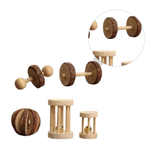 TOYANDONA 5 Stück Teiliges Set Kauspielzeug für Haustiere aus Zahnpflege für Hamster und Andere Kleine Nager Fördert das Kauen und Spielspaß für Käfignutzung TOYANDONA 5 Stück Teiliges Set Kauspielzeug für Haustiere aus Zahnpflege für Hamster und Andere Kleine Nager Fördert das Kauen und Spielspaß für Käfignutzung von TOYANDONA