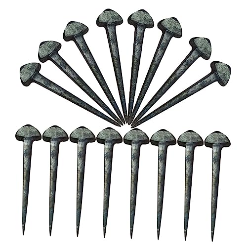 TOYANDONA 50 Stück Hufnägel aus Robustem Eisen Austauschbare Hufeisennägel für Pferdezubehör Geeignet für Professionelle Pferdepflege und Hufschmiedwerkzeuge TOYANDONA 50 Stück Hufnägel aus Robustem Eisen Austauschbare Hufeisennägel für Pferdezubehör Geeignet für Professionelle Pferdepflege und Hufschmiedwerkzeuge von TOYANDONA