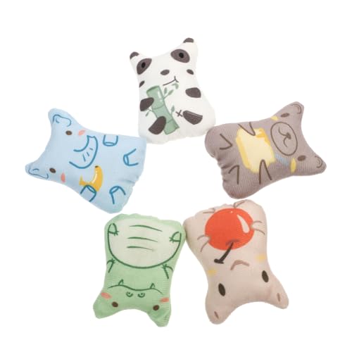 TOYANDONA 5Stücke Teiliges Interaktives Katzenminze Kätzchen Spaß mit Katzenbissspielzeug Gefüllt mit Natürlichen Catnip für Gesunde Aktivität und Enge Bindung TOYANDONA 5Stücke Teiliges Interaktives Katzenminze Kätzchen Spaß mit Katzenbissspielzeug Gefüllt mit Natürlichen Catnip für Gesunde Aktivität und Enge Bindung von TOYANDONA