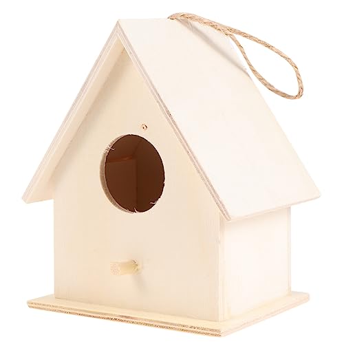 TOYANDONA 6 STK DIY-Kits Vogelkäfig Selber Machen Handdekor Spielzeug Für Draußen Mini-Geschenke Vogel Aus Holz Vogelhäuser Holz Spielsets Für Draußen Hölzern Das Vogelnest Kind Draussen von TOYANDONA