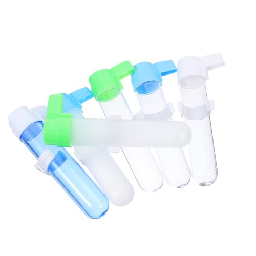 TOYANDONA 6 Stück Automatischer Vogelwasser-Spender für Kleine Vögel Wie Papageien Sittiche Kanarienvögel aus Robustem Auslaufsicherem Material Platzsparend zum Aufhängen im Käfig von TOYANDONA