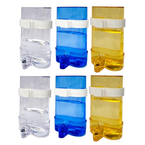 TOYANDONA 6 Stück Futterstelle für Papageien vogelfutterspender vogelfutterhäuschen wasserwanne wasserdicht Papageienfutter für Käfig Trinkflasche für Vogelkäfig Haustierbedarf Plastik Blue TOYANDONA 6 Stück Futterstelle für Papageien vogelfutterspender vogelfutterhäuschen wasserwanne wasserdicht Papageienfutter für Käfig Trinkflasche für Vogelkäfig Haustierbedarf Plastik Blue von TOYANDONA