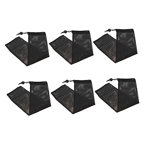 TOYANDONA Hängender Vogelfutterbeutel 6 Stücke aus Polyester Auslaufsicher Kordelzug Praktischer Futterspender für Wildvögel für Außenbereich TOYANDONA Hängender Vogelfutterbeutel 6 Stücke aus Polyester Auslaufsicher Kordelzug Praktischer Futterspender für Wildvögel für Außenbereich von TOYANDONA