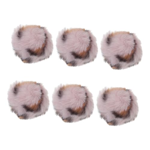 TOYANDONA 6 Stück Interaktives für Haustiere katzenspielzeug Katzen Katzen zubehör mit katzenminze Pet Bälle Pomponbälle für Katzen Plüsch Coffee von TOYANDONA