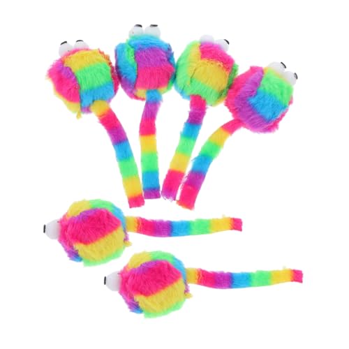 TOYANDONA 6stücke Teiliges Interaktives Kätzchen-spielzeugset Plüschmaus Mit Katzenminze Realistische Kauspielzeuge Für Selbstspielende Katzen Für Stundenlangen Spaß Und Beschäftigung TOYANDONA 6stücke Teiliges Interaktives Kätzchen-spielzeugset Plüschmaus Mit Katzenminze Realistische Kauspielzeuge Für Selbstspielende Katzen Für Stundenlangen Spaß Und Beschäftigung von TOYANDONA