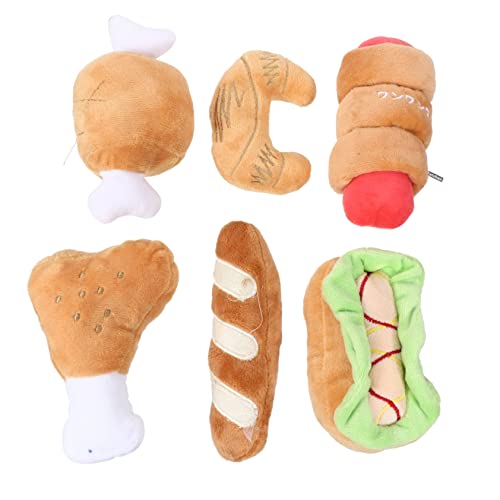 TOYANDONA 6 Stück Plüschtiere für Haustiere Spaniel ausgestopft für Haustiere Welpenspielzeug Hunderätsel Katzen cat Toys Haustier Soundspielzeug für Hunde TOYANDONA 6 Stück Plüschtiere für Haustiere Spaniel ausgestopft für Haustiere Welpenspielzeug Hunderätsel Katzen cat Toys Haustier Soundspielzeug für Hunde von TOYANDONA