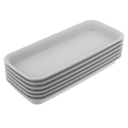 TOYANDONA 6 Stück Wasserschale Gartenuntertasse Pflanzenschale Blumentopfschale Für Den Außenbereich Drainagetopf Pflanztopfschale Dicke Drainageschale Pflanzschale Untertassen von TOYANDONA