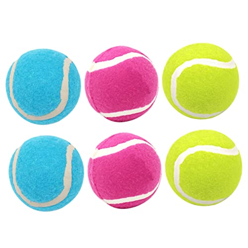 TOYANDONA 6Stücke Interaktive Gummisbälle Netzbälle für Training für Outdoor Aktivitäten Fördert die Mentale Stimulation und Verhindert Möbelbeschädigung TOYANDONA 6Stücke Interaktive Gummisbälle Netzbälle für Training für Outdoor Aktivitäten Fördert die Mentale Stimulation und Verhindert Möbelbeschädigung von TOYANDONA