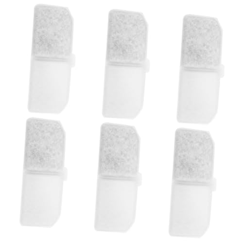 TOYANDONA 6Stücke Katzenwasserspender Filter Aktivkohle Ersatzfilter für Haustierbrunnen Effektive Wasserfiltration für Frisches Trinkwasser für Katzen und Einfache TOYANDONA 6Stücke Katzenwasserspender Filter Aktivkohle Ersatzfilter für Haustierbrunnen Effektive Wasserfiltration für Frisches Trinkwasser für Katzen und Einfache von TOYANDONA
