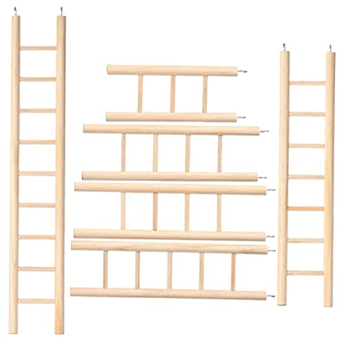 TOYANDONA 6 Stück Holz Papagei Klettern Leiter für Vögel Verstellbare Vogelleiter Spielzeug für Sittiche und Papageien Installieren für Kleine und Mittelgroße Vögel Geeignet TOYANDONA 6 Stück Holz Papagei Klettern Leiter für Vögel Verstellbare Vogelleiter Spielzeug für Sittiche und Papageien Installieren für Kleine und Mittelgroße Vögel Geeignet von TOYANDONA