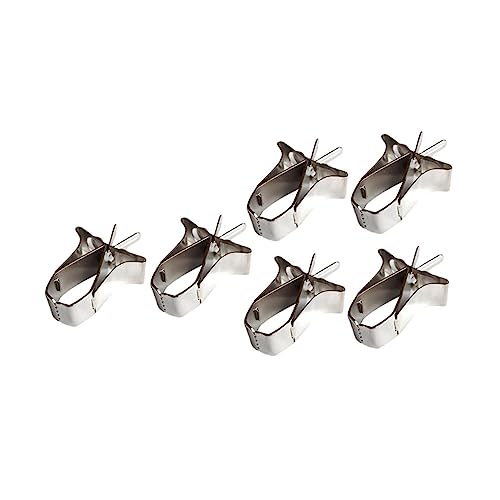 TOYANDONA 6Stücke Vogelfutterclips aus Teiliges Multi Funktions Gemüse und Obstzubehör für Vogelkäfige Praktische Futterklemmen Aufräumen und Halten von Leckereien von TOYANDONA