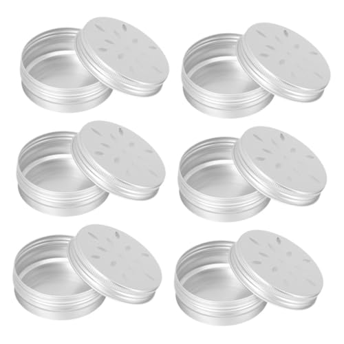TOYANDONA 6er-Packung Duftbox Für Hundetraining Geruchstrainingsgeräte Zug Nase Ausbildung Geruchstraining Für Hunde Ausrüstung Dufttrainingsboxen Container Duftarbeitsdosen Silver Aluminium von TOYANDONA