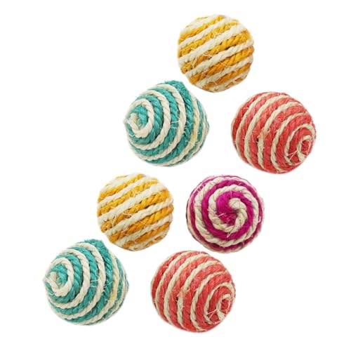 TOYANDONA 7 Stück Teiliges Interaktives Katzenspielzeug Ball Geräuschvolle und Ansprechende Spielzeuge für Katzen Farbvariationen Durchmesser für Selbstständiges und Zufällige Farbe TOYANDONA 7 Stück Teiliges Interaktives Katzenspielzeug Ball Geräuschvolle und Ansprechende Spielzeuge für Katzen Farbvariationen Durchmesser für Selbstständiges und Zufällige Farbe von TOYANDONA