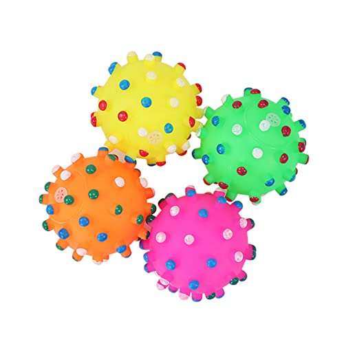 TOYANDONA 8 Stück Stimme Kleiner Dornballspielzeug Welpenspielzeug Hundespielzeug lustig Haustier Hundeball Hundespielzeug mit Quietschen Quietschendes Kauspielzeug für Hunde Zufällige Farbe TOYANDONA 8 Stück Stimme Kleiner Dornballspielzeug Welpenspielzeug Hundespielzeug lustig Haustier Hundeball Hundespielzeug mit Quietschen Quietschendes Kauspielzeug für Hunde Zufällige Farbe von TOYANDONA