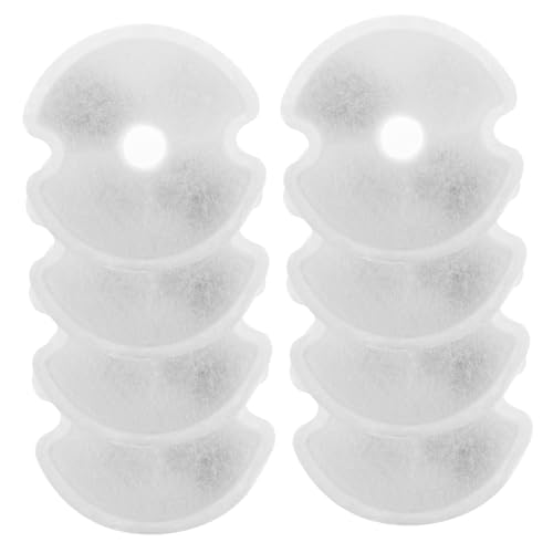 TOYANDONA 8 Stück Teiliges Ersatzfilter für Katzen Trinkbrunnen Langlebiger Wasserfilter mit Mehrschichtigem Filtersystem Gerüche und Schadstoffe Geeignet für Haustierbrunnen zu Hause Laden von TOYANDONA