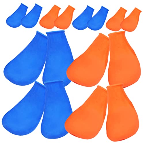 TOYANDONA 8 Stück Teiliges Hunderegenstiefel wasserdichte Gummistiefel für rutschfeste und Atmungsaktive Pfotenschutzschuhe für Outdoor Aktivitäten für Kleine und Mittelgroße von TOYANDONA
