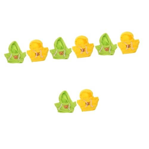 TOYANDONA 8stücke Plüsch Bär Hoodie Kleidung Dekorative Ersatzteile Für Kleine Stofftiere Und Einfache Handhabung Und Niedliches Design TOYANDONA 8stücke Plüsch Bär Hoodie Kleidung Dekorative Ersatzteile Für Kleine Stofftiere Und Einfache Handhabung Und Niedliches Design von TOYANDONA