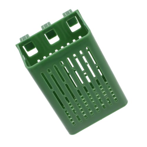 TOYANDONA Abs Aquarium Pflanzenhalter zum Aufhängen Langlebiger Pflanzkorb für Hydroponische Wasserpflanzen Platzsparend und Dekorativ für Aquarienwand Einfache Befestigung und Pflege von TOYANDONA
