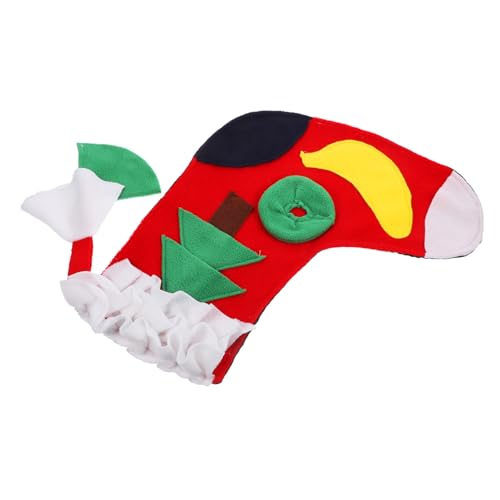 TOYANDONA Adorable Weihnachts Socke Schnüffelmatte für Interaktive Futtermatte zur Natürlichen Suchfähigkeiten Waschbar und Langlebig für Welpen und Kleine Haustiere TOYANDONA Adorable Weihnachts Socke Schnüffelmatte für Interaktive Futtermatte zur Natürlichen Suchfähigkeiten Waschbar und Langlebig für Welpen und Kleine Haustiere von TOYANDONA
