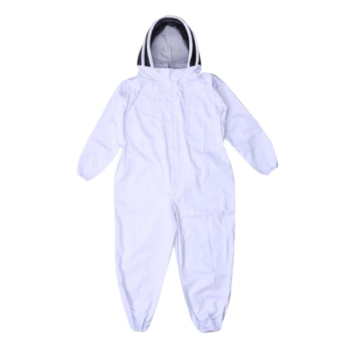 TOYANDONA Anti-Bien-Raumanzug imkeranzug bienenkönigin Imkerkleidung beewachs Bienenschutzanzug Honeycomb bee Costume Bienenhaltung wabe Bienenkleidung bienenkörbchen Honig bee Wax Weiß von TOYANDONA